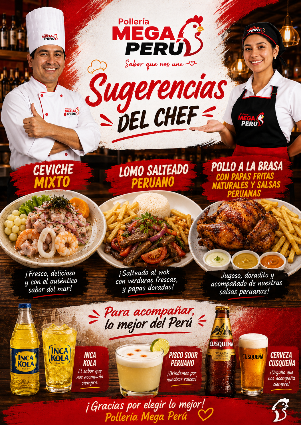 PMP sugerencias del chef junio 2026